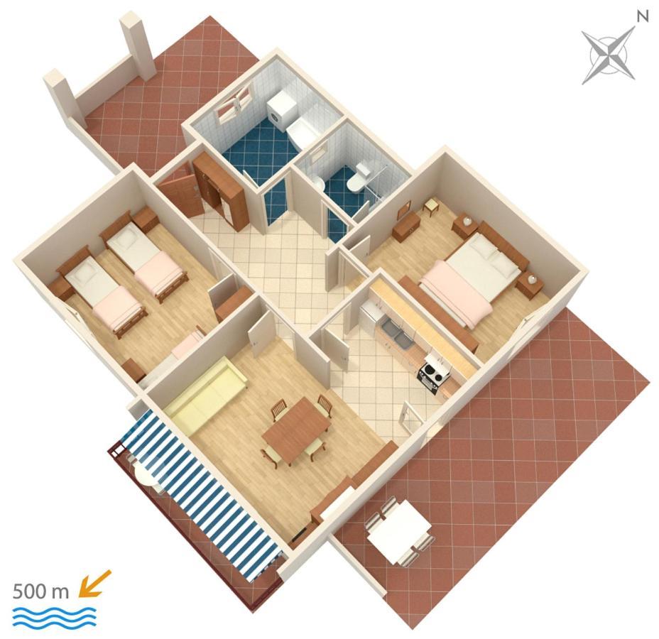 Apartment Rabac 2340A Exteriör bild
